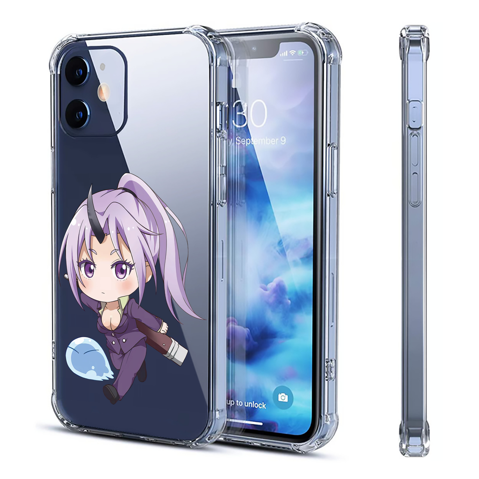 （画像用） 転スラ Regarding Reincarnated to Slime 【iPhone 12シリーズ対応】透明スマホケース（クリアソフトケース）
